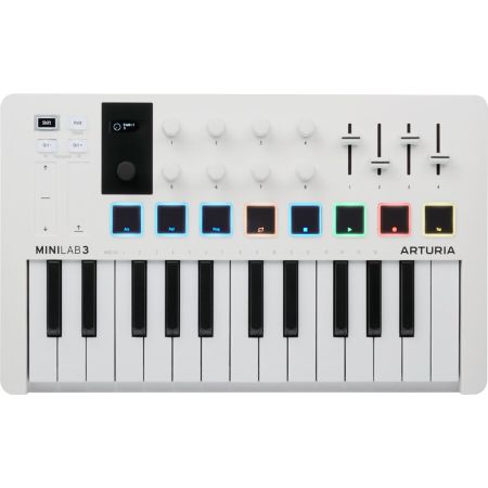 Arturia Minilab 3 USB Controller Keyboard, WHITE 2402370