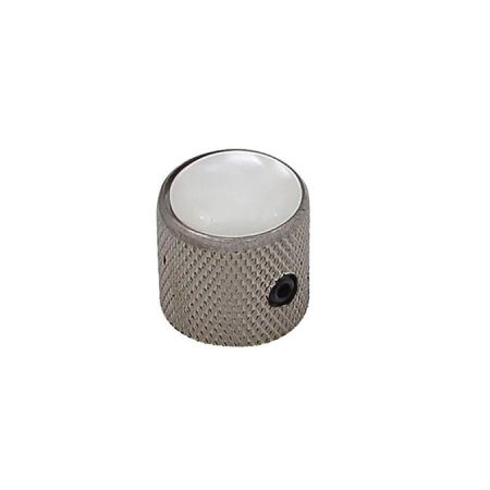 Boston KBN-236 Black Nickel Dome Knob with Pearloid Inlay KBN-236