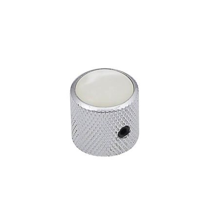 Boston KCH-236 Chrome Dome Knob with Pearloid Inlay KCH-236