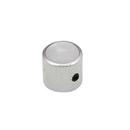 Boston KN-236 Nickel Dome Knob with Pearloid Inlay KN-236