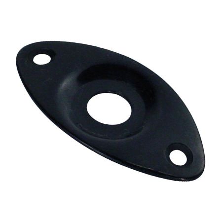 Boston JP-7-B Jack Plate Oval Recessed Black JP-7-B