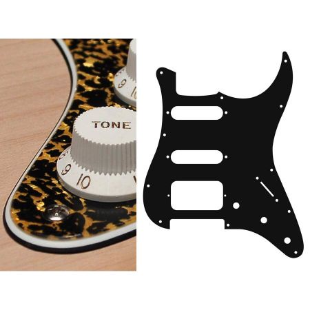 Boston ST-323 Strat Pickguard HSS 3-Ply Tiger Pearl ST-323-RP