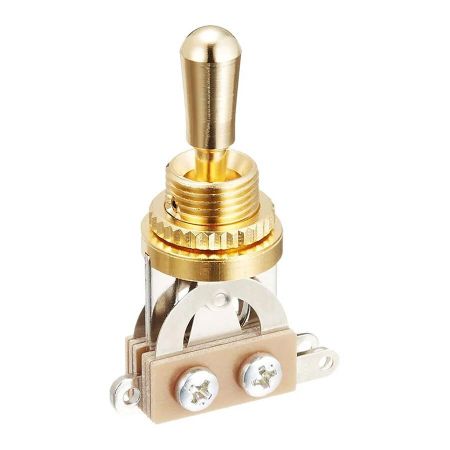 Boston MIJ 3-Way Pickup Switch Gold Thread SW-20-GP2