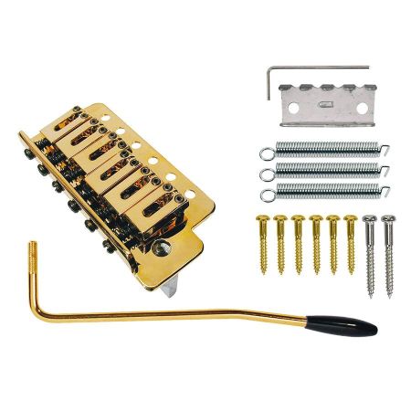 Boston T-210-G 6-Point Tremolo 36mm Block Gold T-210-G