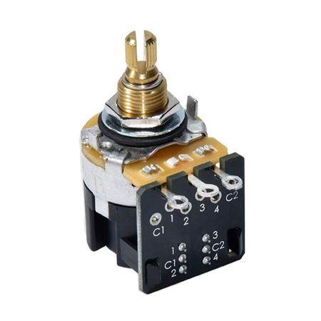 CTS USA 500K Audio Taper Push Pull Potentiometer CTS500DPDTS