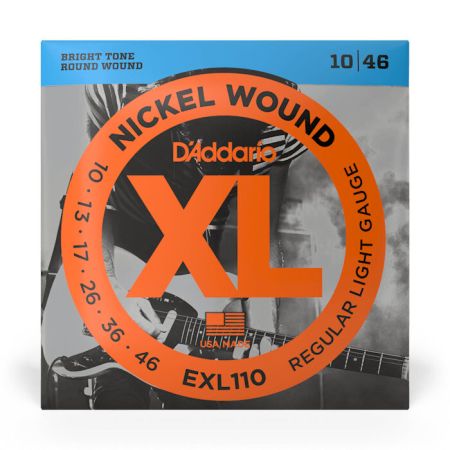 D'Addario Nickel Wound 10-46 Kielisetti Sähkökitaralle EXL110