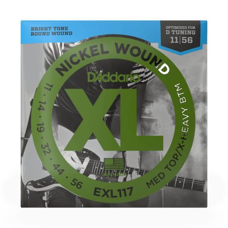 D'Addario Nickel Wound 11-56 Kielisetti Sähkökitaralle EXL117