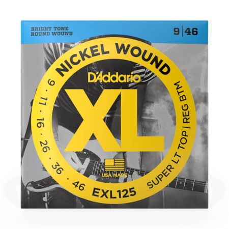 D'Addario Nickel Wound 09-46 Kielisetti Sähkökitaralle EXL125