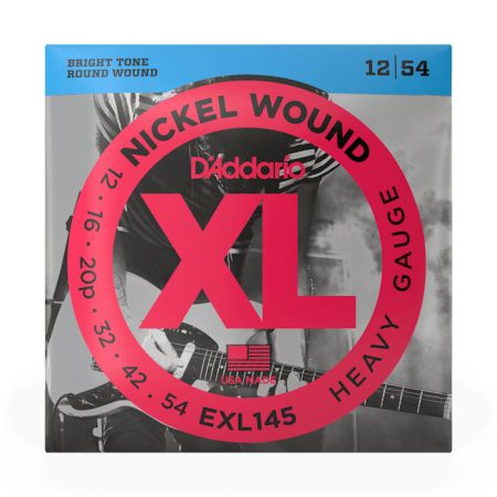 D'Addario Nickel Wound 12-54 Kielisetti Sähkökitaralle EXL145