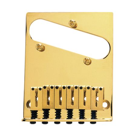 Fender Tele Bridge American Series 6-Saddle Gold 0990807200