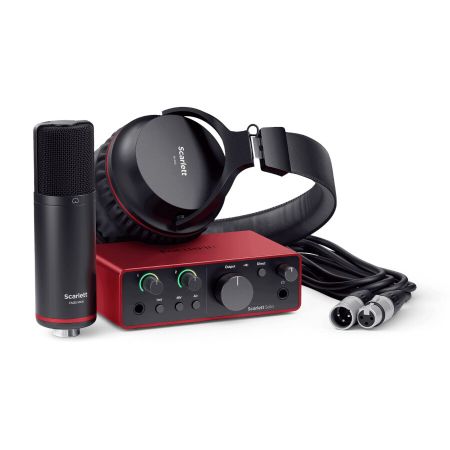 Focusrite Scarlett Solo STUDIO (4th Gen) 7FOMOSC0039