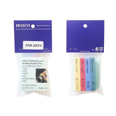 Hosco Japan Fret Polishing Rubber Set of 4 H-FPR-SET