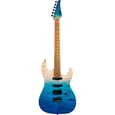 Jet Guitars JS-1000Q Blue Natural Fade JS1000QTBL