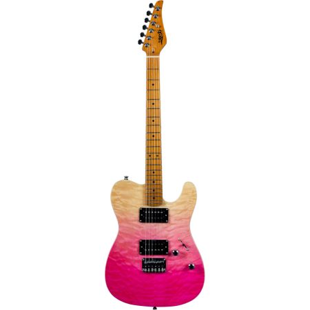 Jet Guitars JT-450Q Pink Natural Fade JT450QTPK