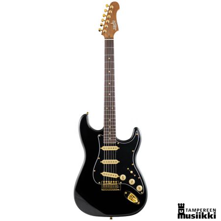 Jet Guitars JS-380 Black Gold JS380BKG