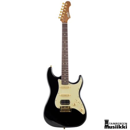 Jet Guitars JS-480 HSS Black Gold JS480BKG