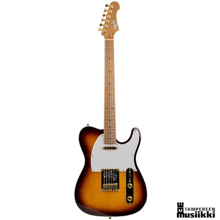 Jet Guitars JT-600 Brown Sunburst Gold JT600BSG