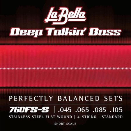 La Bella 760F-MUS Deep Talkin' Flats Short Scale 45-105 L-760FS-S