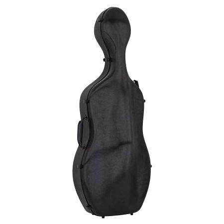 Leonardo CC-644-BK 4/4 Cello Case Brushed Black CC-644-BK