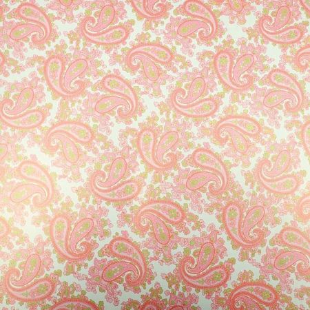 Luthitec Paisley Decal Sheet Pink on Gold 690 x 480 mm RF5172