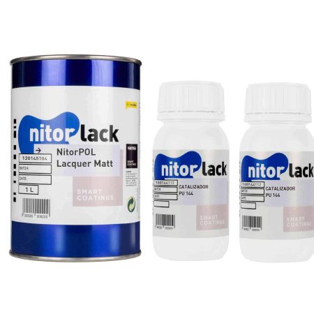 NitorLack NitorPol PU Lacquer Clear Matt 1L Can N120145104