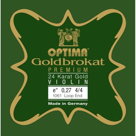 Optima Goldbrokat 24K Gold E-kieli 4/4 lenkillä 0,27 631.746