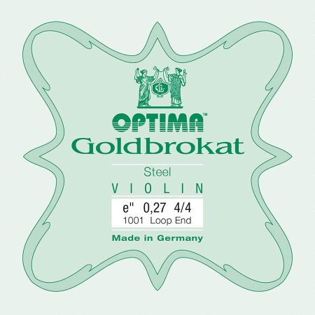 Optima Goldbrokat E viulunkieli 4/4 lenkillä 0,27 1001-HL