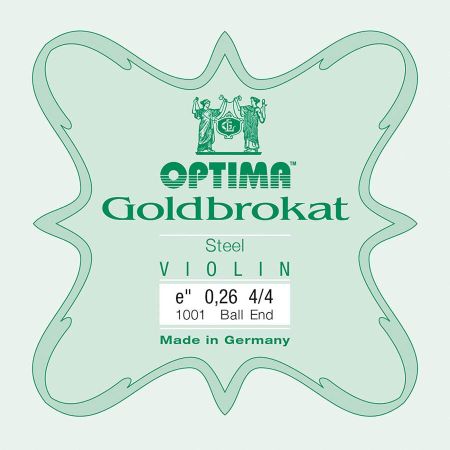 Optima Goldbrokat E viulunkieli 4/4 pallolla 0,26 1001-MB