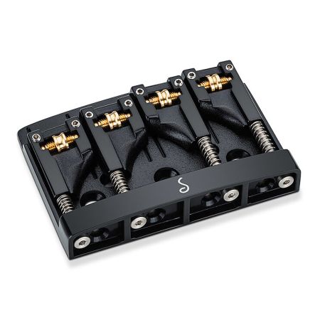 Schaller 3D-4 Flatmount Bass Bridge Black 12130400