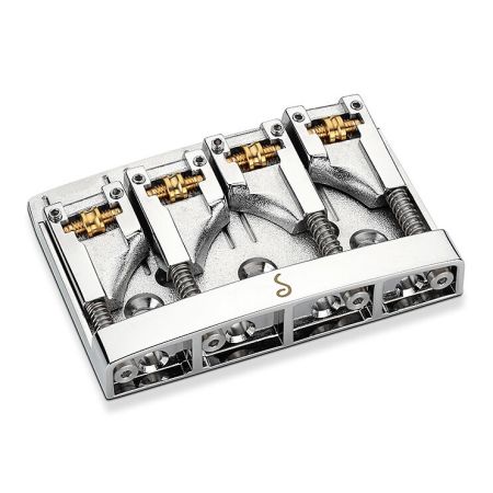 Schaller 3D-4 Flatmount Bass Bridge Chrome 12130200