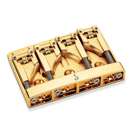 Schaller 3D-4 Flatmount Bass Bridge Gold 12130500