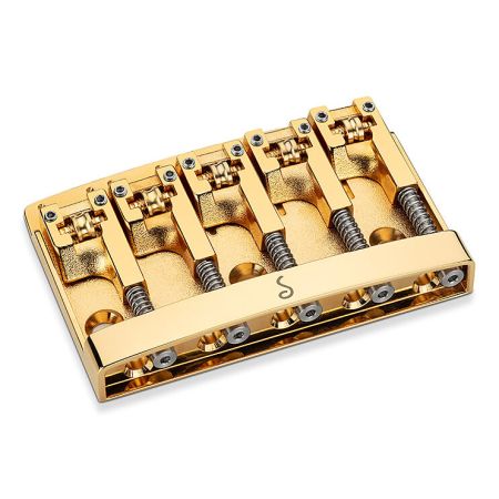 Schaller 3D-5 Flatmount Bass Bridge Gold 12140500