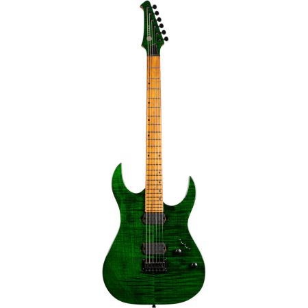 Spira Guitars S-450 Trans Green Flame S-450 TGR