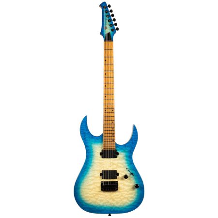 Spira Guitars S-500 Trans Aqua Blue S-500 QAB