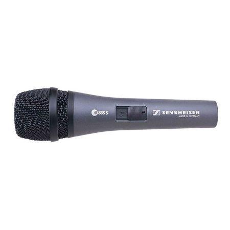 Sennheiser E835 Solistimikrofoni kytkimellä E835S